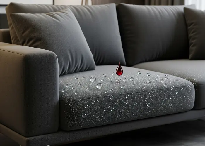Sofa with nano coating protection applied – sofa repair near me Mumbai